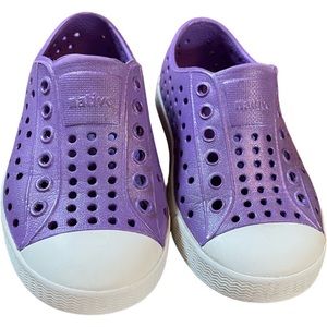 NATIVE Jefferson water-friendly slip on vegan sneaker.